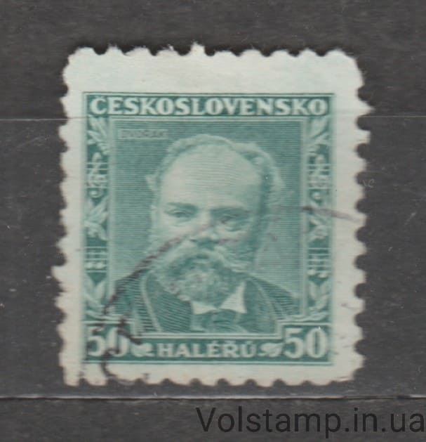 1934 Чехословакия Марка (Антонин Леопольд Дворжак (1841-1904), композитор) Гашеная №329