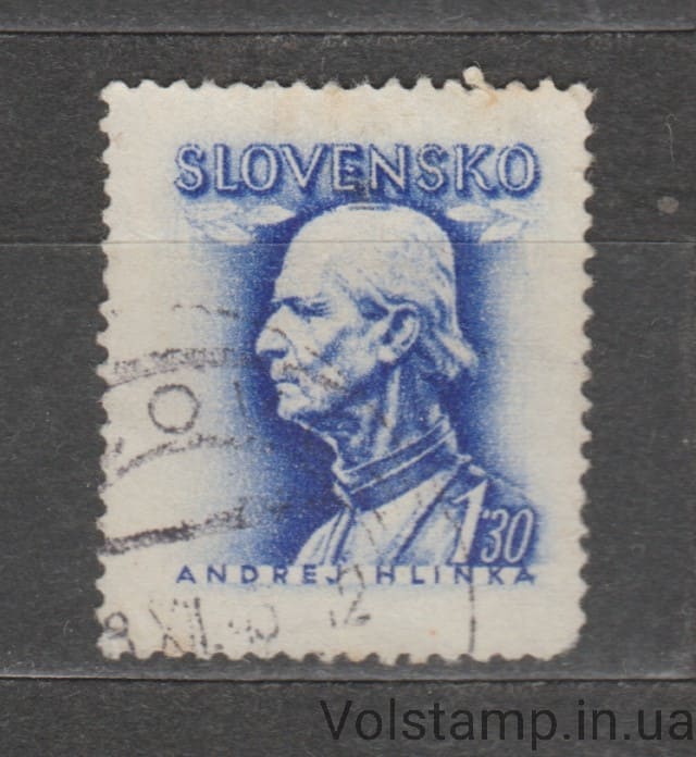 1943 Словакия Марка (Андрей Глинка) Гашеная №111