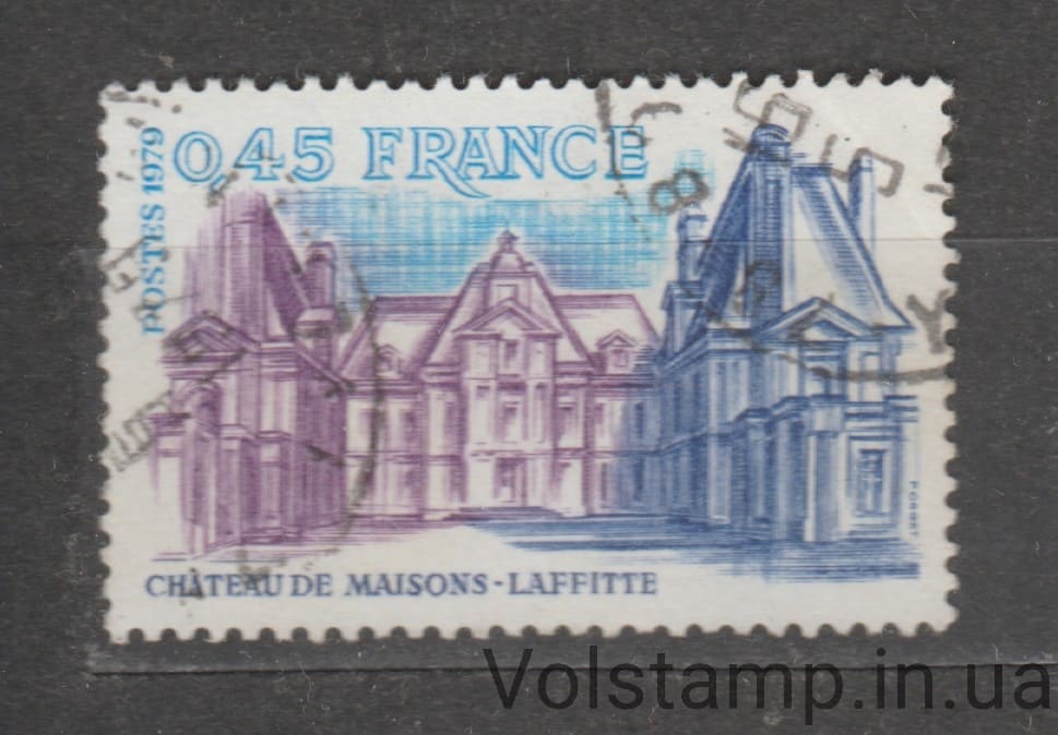 1979 Франция Марка (Замок Мезон-Лаффит) Гашеная №2175