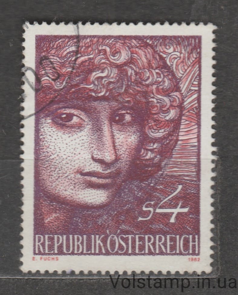 1982 Австрія Марка (Сучасне мистецтво) Гашена №1727