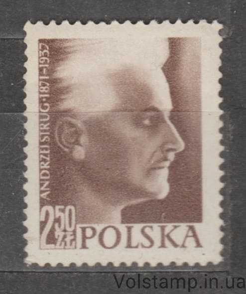 1957 Польша Марка (Анджей Струг) MNH №1042