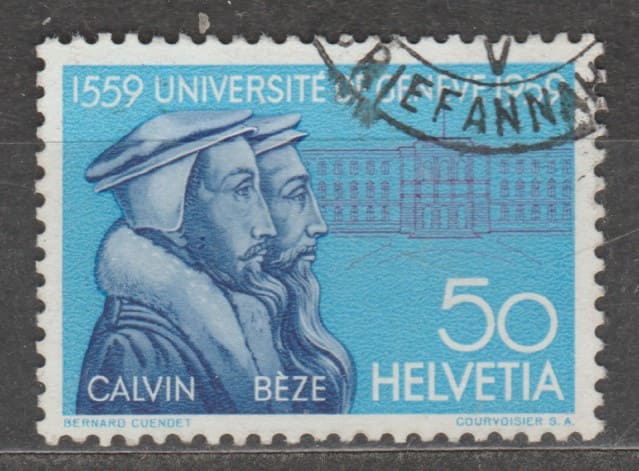 1959 Швейцария Марка (Женевский университет) Гашеная №671