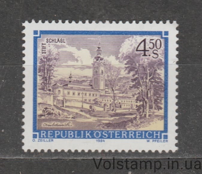 1984 Австрия Марка (Монастыри и аббатства) MNH №1776