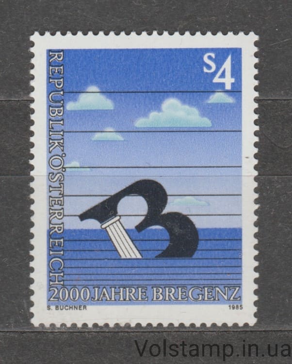 1985 Австрия Марка (2000-летие Брегенца) MNH №1805