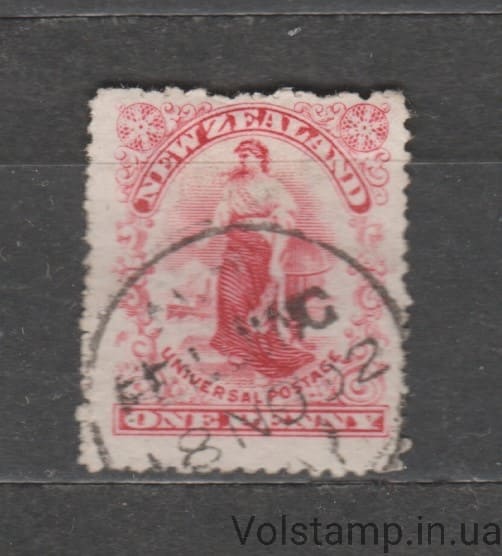 1901 Новая Зеландия Марка (1-пенсовая универсальная) Гашеная №121