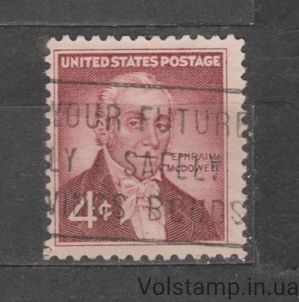 1959 USA Stamp (150th anniversary of the first recorded successful abdominal surgery) Used №765