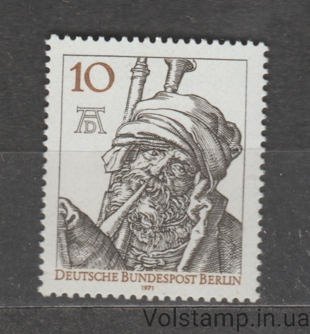 1971 West Berlin Stamp (Piper) MNH №390