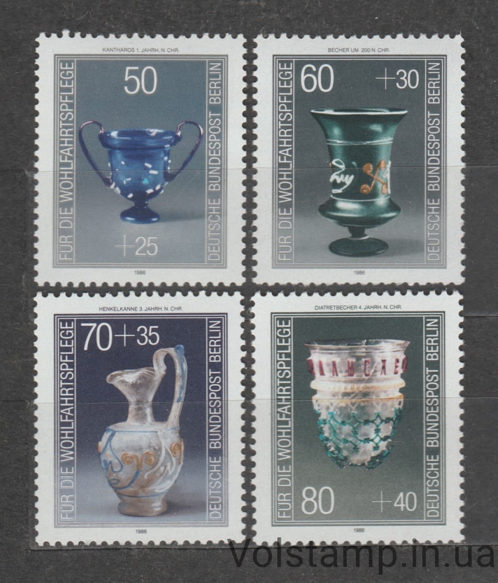 1986 Западный Берлин Серия марок (Кантарос (I век)) MNH №765-768