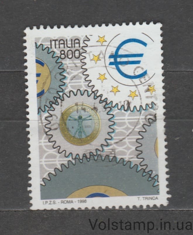 1998 Италия Марка (День Европы) Гашеная №2603