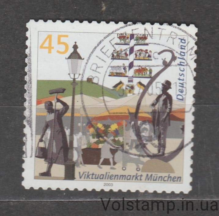2003 Германия, ФРГ Марка (Виктуалиенмаркт, Мюнхен) Гашеная №2356