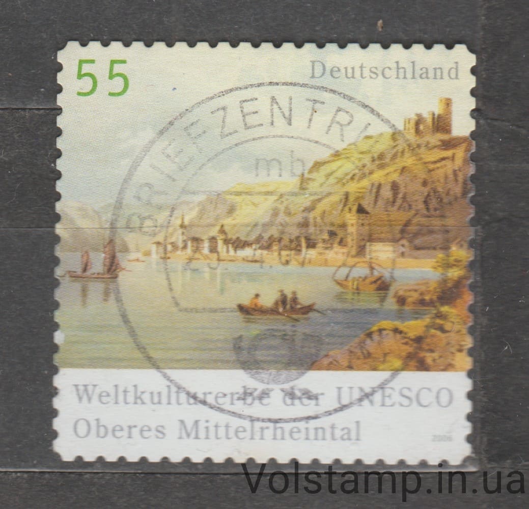 2006 Германия, ФРГ Марка (Долина Рейна (Всемирное наследие 2002)) Гашеная №2536
