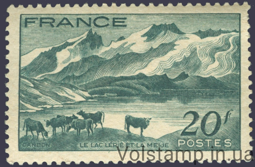 Франция Марка (Фауна, коровы) MNH 1943 Франция Марка (Фауна, коровы) MNH №594