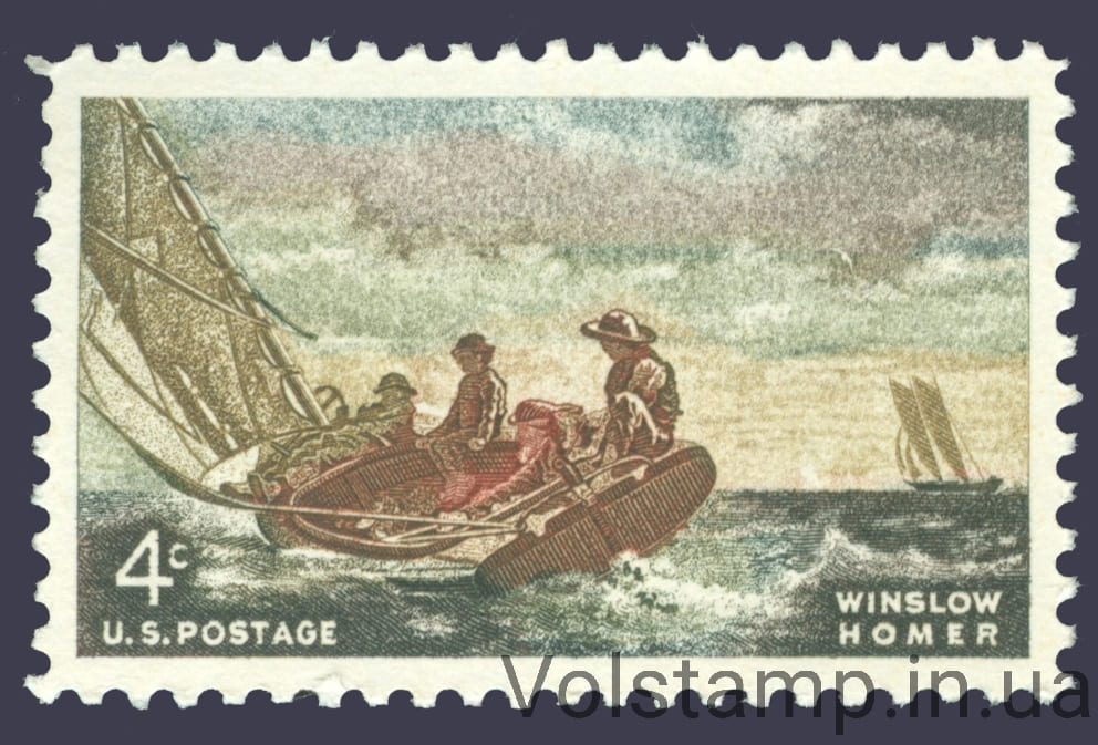 1962 США Марка (Корабли, лодки) MNH №837