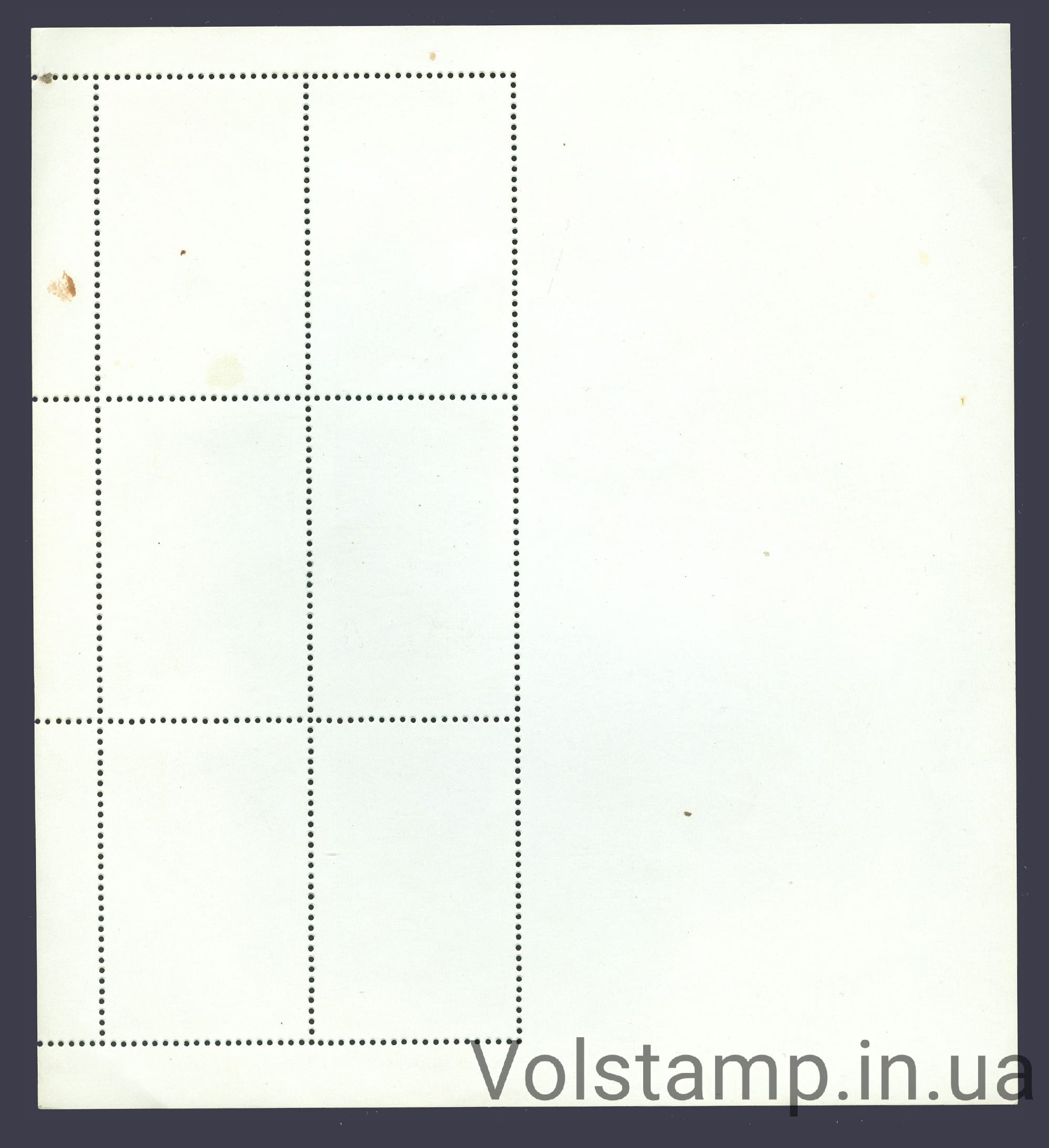 1982 Северная Корея Блок (Живопись, Кристиана Вульпиус) MNH с дефектом на клею №2264-2268 (Блок 122)