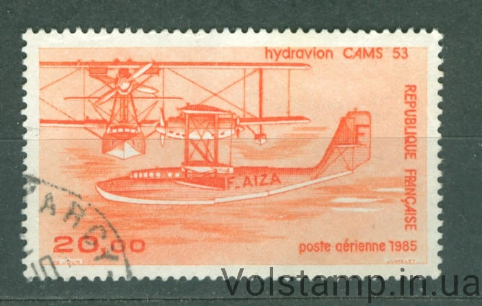 1985 Франция марка (Самолет, Авиация) Гашеная №2490