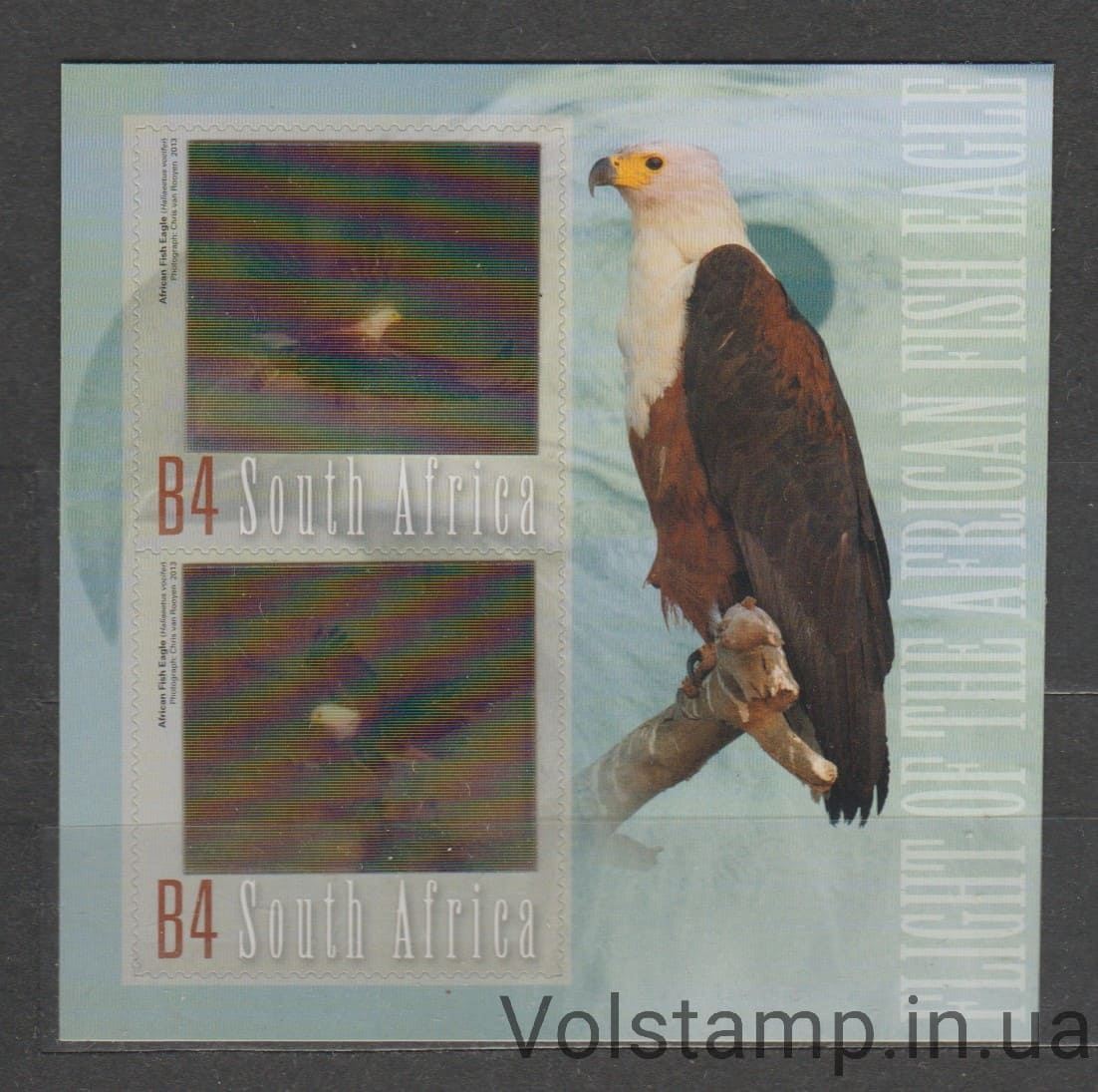 2013 Южная Африка блок 3D голограмма (Птицы, орел) MNH №БЛ 140