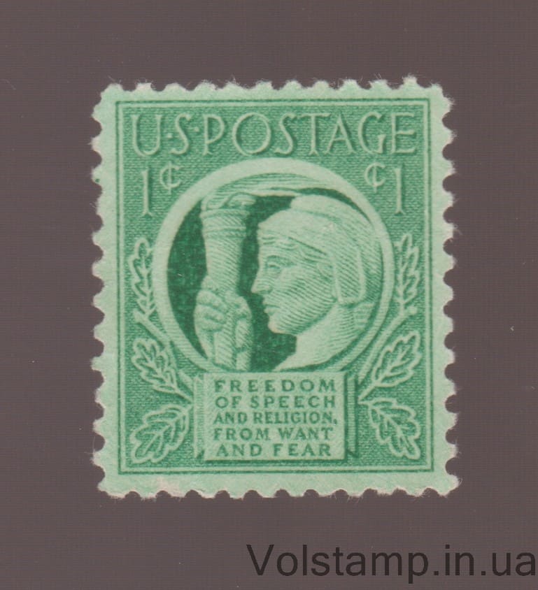 1943 США Марка (Четыре свободы) MH №511