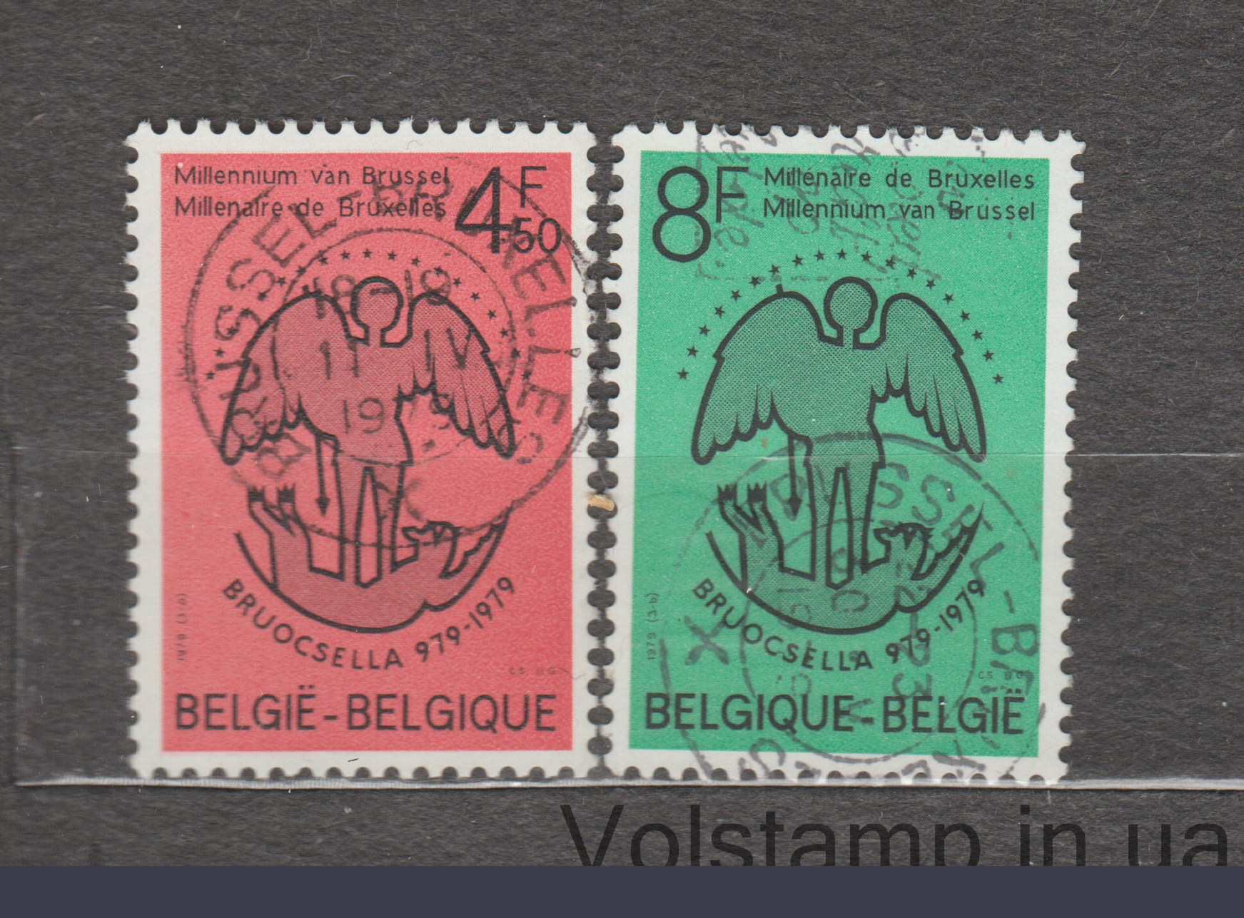 1979 Бельгия Серия марок (Брюссельское тысячелетие, праздники) Гашеная №1977-1978