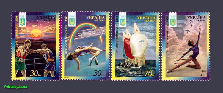 2000 марки Летняя Олимпиада Сидней СЕРИЯ №325-328