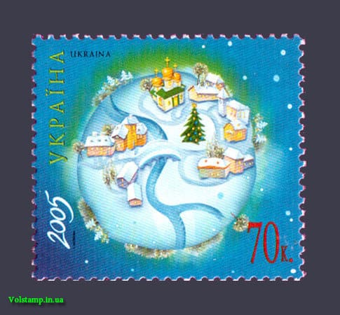 2005 марка Новый Год №694