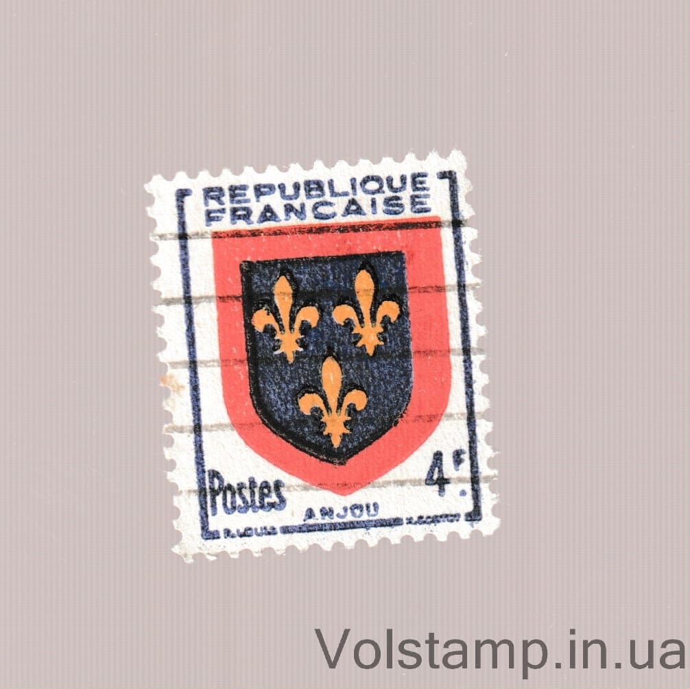 France Stamp (Anjou) Used №850 1949 France Stamp (Anjou) Used №850
