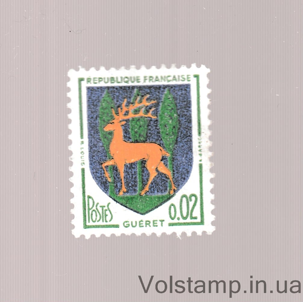 Франция Марка с серии (Гере) MH №1459 1964 Франция Марка с серии (Гере) MH №1459