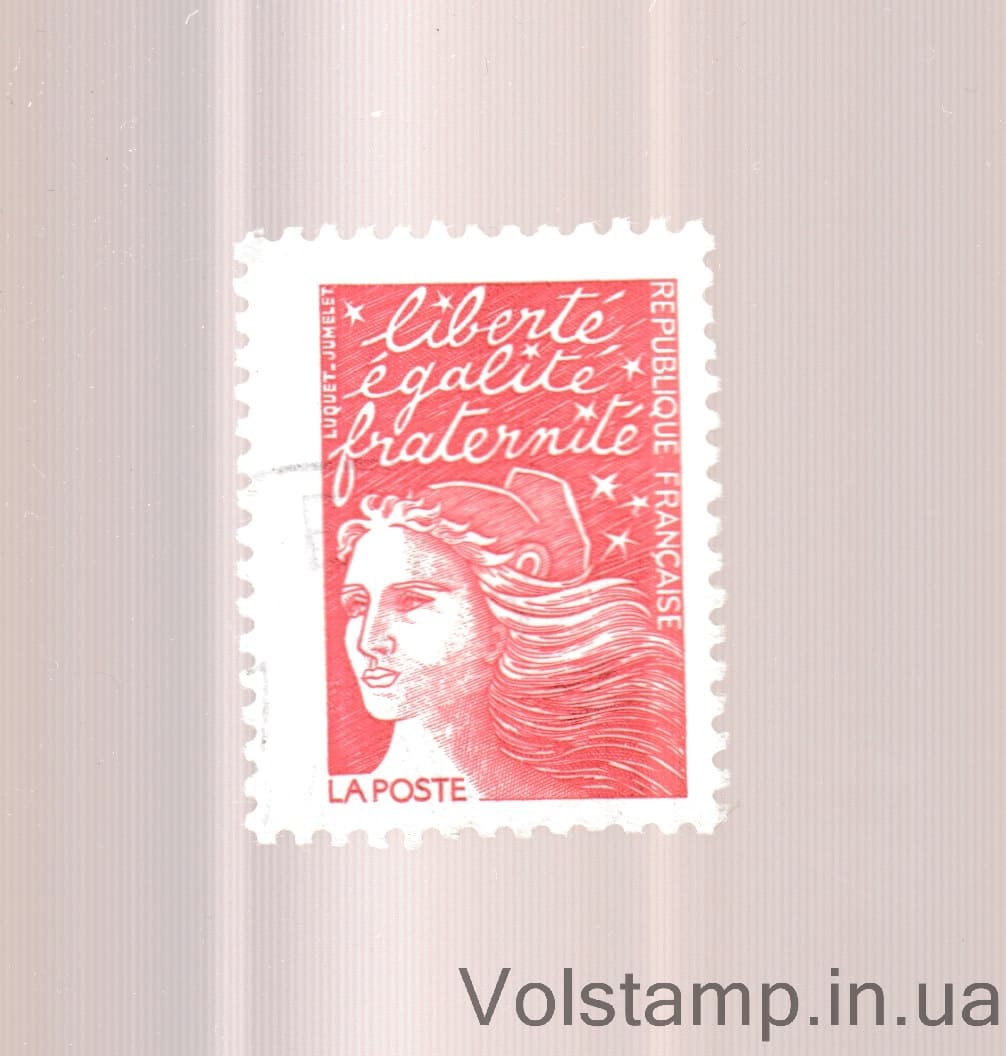 2001 Франция Марка с серии (Марианна типа Люке) Гашеная №3226