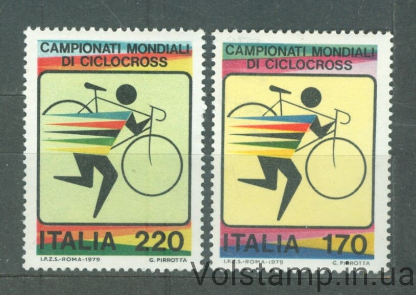 1979 Италия Серия марок (Чемпионат мира по велокроссу) MNH №1639-1640