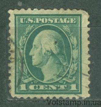 1912/1919 США Марка (Джордж Вашингтон (1732-1799), первый президент США.) Гашеная №223
