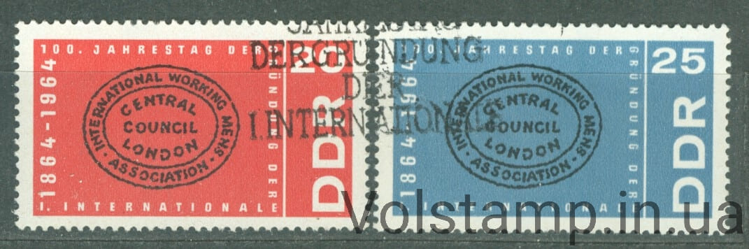 1964 ГДР Серия марок (Международная организация труда) Гашеные №1054-1055