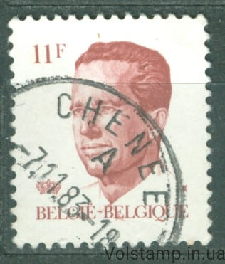 1983 Бельгия Марка (Король Бодуэн (1930-1993) - тип "Вельге") Гашеная №2137