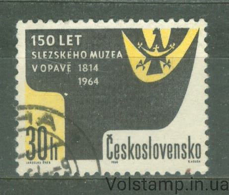 1964 Чехословакия Марка (150-летие Силезского музея, Опава) Гашеная №1478