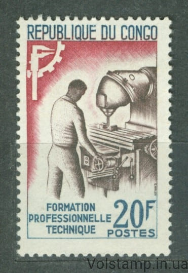 1964 Конго, Республика (Браззавиль) Марка (Техническая инструкция) MNH №43