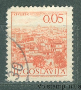 1973 Югославия Марка (Крушево, городские пейзажи) Гашеная №1509