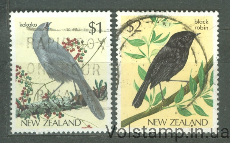 1985 Новая Зеландия Серия марок (Птицы) Гашеные №931-932