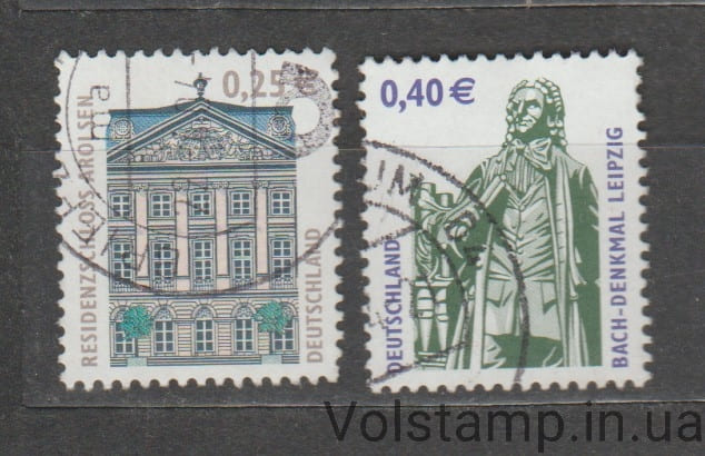 2004 Германия, Федеративная Республика Серия марок (Достопримечательности, архитектура, здания) Гашеные №2374-2375