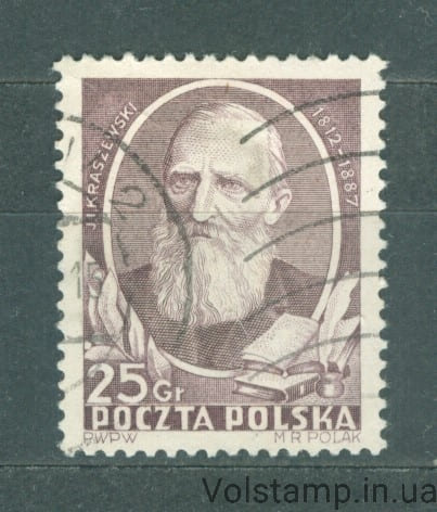 1952 Польша Марка (Знаменитые поляки (1952)) Гашеная №738