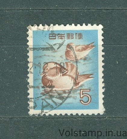 1955 Японія Марка (Фауна, флора та національні скарби (1952–68), птиці) Гашена №643
