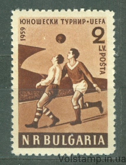1959 Болгария Марка (Молодежный кубок по футболу) MNH №1101