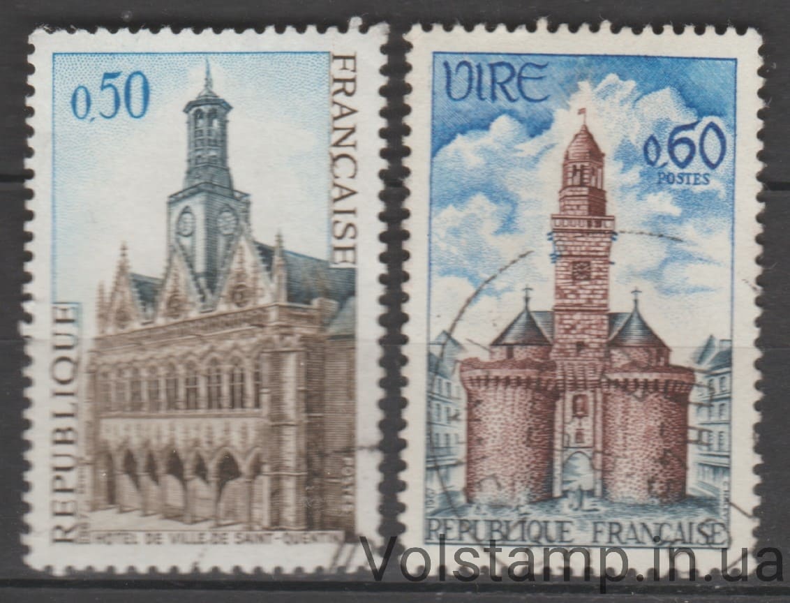 1967 France Stamp Series (Tourist Publicity 1967) Used №1499-1500