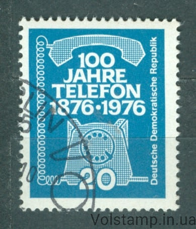 1976 ГДР Марка (100 лет телефону) Гашеная №2118