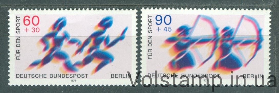 1979 Западный Берлин Серия марок (Эстафета) MNH №596-597