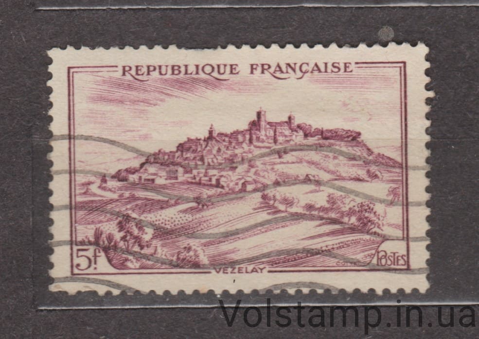 Франция Марка (Туризм г.) Гашеная №756 1946 Франция Марка (Туризм 1946 г.) Гашеная №756