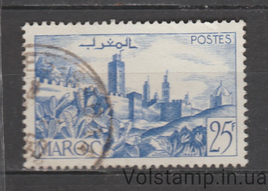 1949 Марокко Марка (Пейзажи и памятники 1949 г.) Гашеная №267