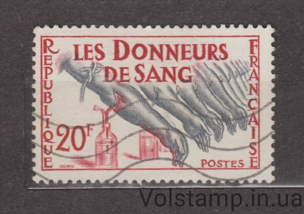 1959 France Stamp (Blood donation) Used №1264
