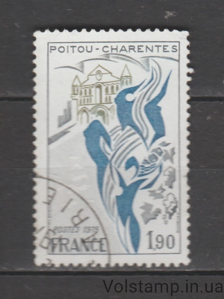1975 Франция Марка (Регион Пуату-Шаранта) Гашеная №1944