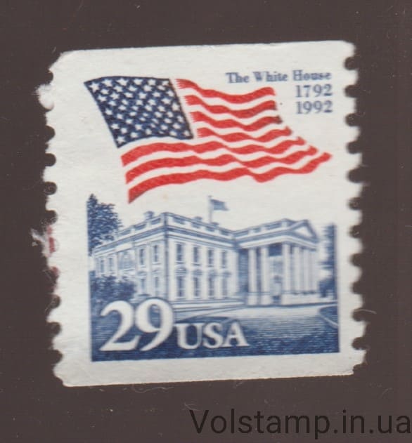 1991 США Марка (Флаг над горой Рашмор) MH №2123