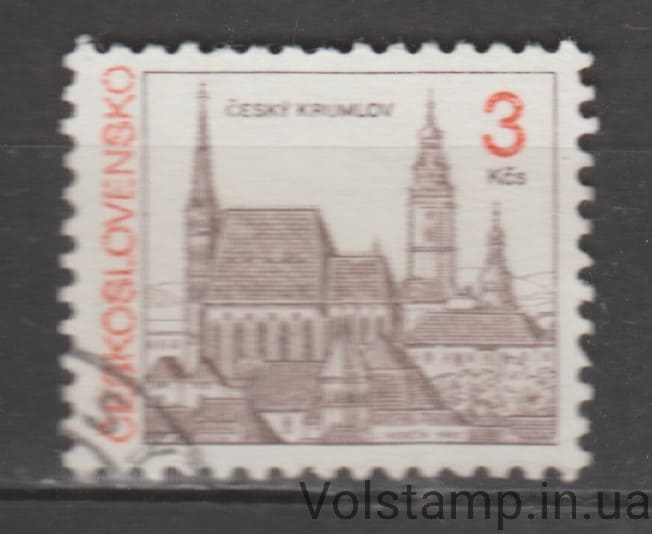Чехословакия Марка (Замок Чески Крумлов) Гашеная №3132 1992 Чехословакия Марка (Замок Чески Крумлов) Гашеная №3132