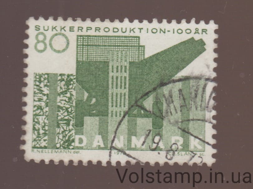 1972 Данія Марка (Виробництво цукру) Гашена №519