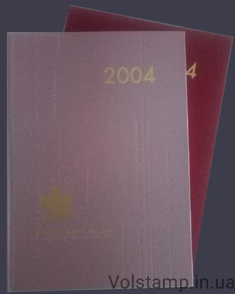 Почтовые марки Украины книга 2004 (Без марок) года